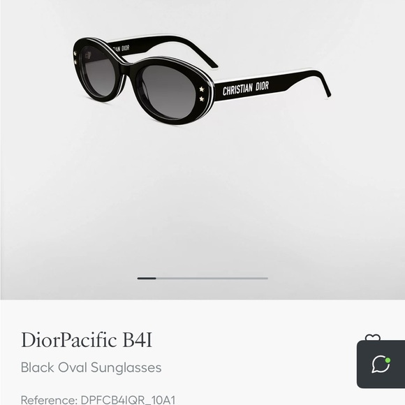 Dior Black and White Star-Embellished Sunglasses - Picture 4 of 5